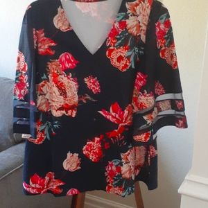 XL Floral Top